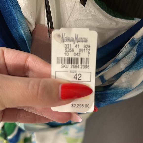 Roberto Cavalli Abstract Print Dress 💙💛💚🤍 - Picture 8 of 17